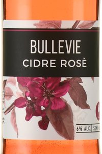 сидр Bullevie Rose 0.33 л этикетка