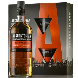 Auchentoshan American Oak - виски Акентошан Американ Оак 0.7 л +2 кружки в п/у