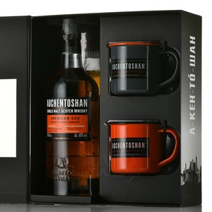 Auchentoshan American Oak - виски Акентошан Американ Оак 0.7 л +2 кружки в п/у