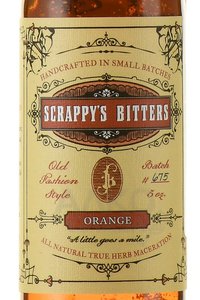 Биттер Scrappys Bitters Orange 0.15 л этикетка