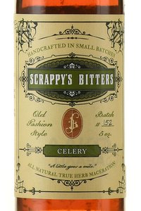 Биттер Scrappys Bitters Cellery 0.15 л этикетка
