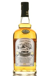 Omar Single Malt Bourbon Type im tube - виски Омар Сингл Молт Бурбон Тайп 0.7 л в тубе