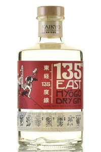 135° EAST Hyogo Dry Gin - джин 135° Ист Хиого Драй 0.7 л