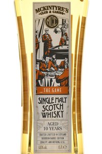 McKintyre’s The Game 10 YO Bourbon Barrel Edition - виски МакКинтайрс Зе Гейм 10 лет Бурбон Баррель Эдишн 0.7 л