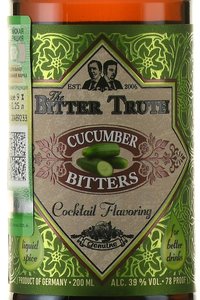 Биттер Truth Cucumber 0.2 л этикетка
