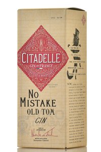 Gin Citadelle No Mistake Old Tom gift box - джин Цитадель Ноу Мистейк Олд Том 0.5 л в п/у