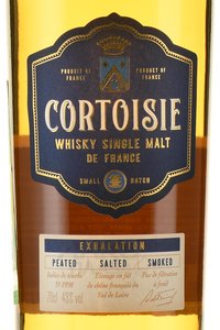 Malt whiskey Cortoisie Exhalation - виски солодовый Кортуази 0.7 л