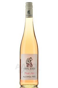 Hans Baer Pinot Noir - вино безалкогольное розовое Ханс Баер Пино Нуар 0.75 л