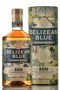 Belizean Blue Signature Blend - ром Белизиан Блю Сигначе Бленд 0.7 л в тубе