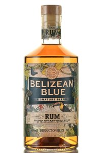 Belizean Blue Signature Blend - ром Белизиан Блю Сигначе Бленд 0.7 л в тубе