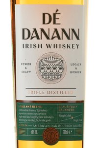 De Danann Irish Whiskey - Де Данан Айриш Виски 0.7 л