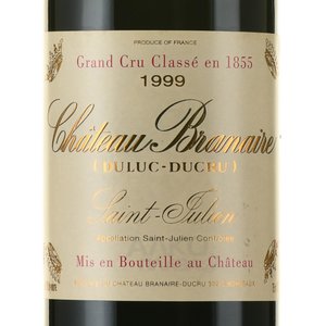 Chateau Branaire-Ducru Saint-Julien - вино Шато Бранер-Дюкрю Сен-Жюльен 0.75 л красное сухое