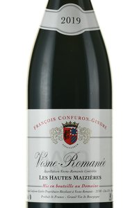 Vosne-Romanee Francois Confuron-Gindre Les Hautes Maiziers - вино Вон-Романе Франсуа Конфюрон-Жандр Ле От Мезьер 0.75 л красное сухое