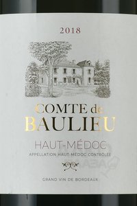 Chateau Ramage la Batisse Comte de Baulieu - вино Шато Рамаж ла Батисс Конт де Больё 0.75 л красное сухое