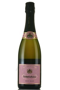 Soldati La Scolca Brut Rose - вино игристое Сольдати Ла Сколька Брют Розе 0.75 л брют розовое