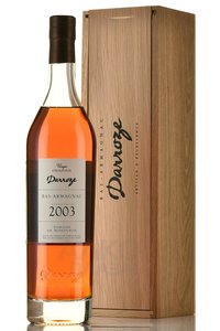 Bas-Armagnac Darroze Unique Collection - арманьяк Баз-Арманьяк Дарроз Уник Коллексьон 2003 года 0.7 л в д/у