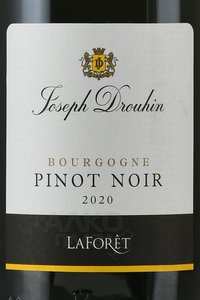 Bourgogne Pinot Noir Laforet - вино Лафоре Бургонь Пино Нуар 0.75 л красное сухое