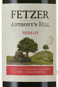 Anthony’s Hill Merlot - вино Энтонис Хилл Мерло 0.75 л красное полусухое