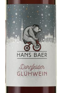 Hans Baer Gluhwein Dornfelder - вино Ханс Баер Глинтвейн Дорнфельдер 0.75 л
