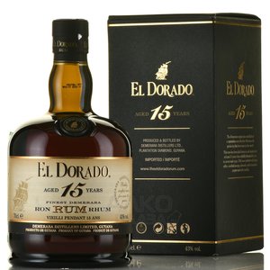 El Dorado 15 years - ром Эль Дорадо 15 лет 0.7 л