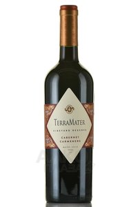 Terramater Vineyard Cabernet Carmenere Reserve - вино Терраматер Виньярд Каберне Карменер Резерв 0.75 л красное сухое