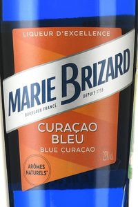 Marie Brizard Curacao Blue №3 - ликер Мари Бризард Кюрасао Блю №3 0.7 л