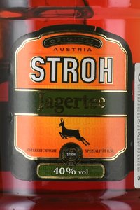 Stroh 40 Jagertee - ром Штро 40 Ягертэ 0.5 л