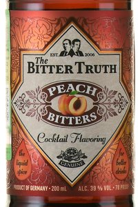 Биттер Truth Peach 0.2 л этикетка