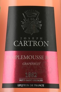 Joseph Cartron Pamplemousse Rose Grapefruit - ликер Жозеф Картрон Памплемус Розе Грейпфрут 0.7 л
