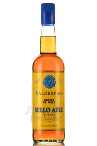Valdespino Sello Azul Solera - бренди де херес Вальдеспино Сейо Асуль 0.7 л