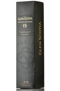 Glen Scotia 15 years old gift box - виски Глен Скотиа 15 лет 0.7 л п/у