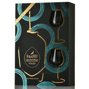 Frapin VSOP Grande Champagne - коньяк Фрапен ВСОП Гранд Шампань 0.7 л в п/у + 2 бокала