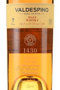 Valdespino Malt Whisky - Вальдеспино Молт Виски 0.7 л в тубе