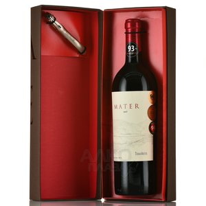 TerraMater Mater gift box - вино ТерраМатер Матер 0.75 л красное сухое в п/у