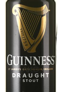 Guinness Draught - пиво Гиннесс Драфт 0.44 л темное фильтрованное ж/б