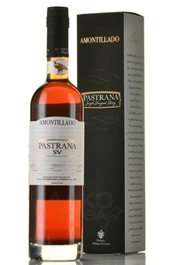 Pastrana SV Amontillado DO - херес Пастрана СВ Амонтильядо ДО 0.5 л п/у