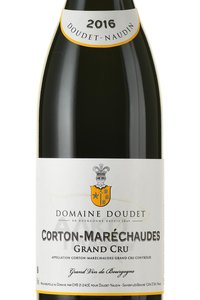 Corton Marechaudes Grand Cru Domaine Doudet - вино Кортон-Марешод Гран Крю Домен Дудэ 0.75 л красное сухое