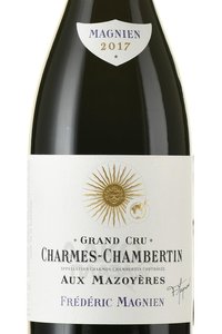 Frederic Magnien Charmes-Chambertin Grand Cru Aux Mazoyeres - вино Фредерик Маньен Шарм-Шамбертен Гран Крю О Мазойер 0.75 л красное сухое