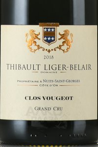 Thibault Liger-Belair Clos Vougeot Grand Cru - вино Тибо Лижэ-Бельэр Кло Вужо Гран Крю 0.75 л красное сухое