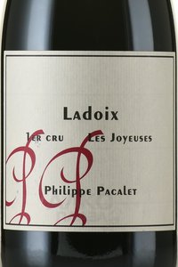 Philippe Pacalet Ladoix 1er Cru Les Joyeuses - вино Филипп Пакале Ладуа Премье Крю Ле Жуаез 0.75 л красное сухое