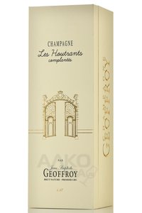 Champagne Geoffroy Les Houtrants Brut Nature Premier Cru - шампанское Шампань Жофруа Ле Утран Брют Натюр Премье Крю 0.75 л белое экстра брют в п/у