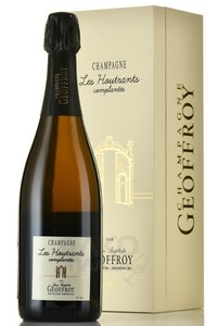 Champagne Geoffroy Les Houtrants Brut Nature Premier Cru - шампанское Шампань Жофруа Ле Утран Брют Натюр Премье Крю 0.75 л белое экстра брют в п/у