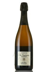 Champagne Geoffroy Les Houtrants Brut Nature Premier Cru - шампанское Шампань Жофруа Ле Утран Брют Натюр Премье Крю 0.75 л белое экстра брют в п/у