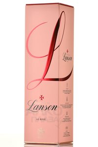 Lanson Le Rose Brut - шампанское Лансон ле Розе Брют 0.75 л брют розовое в п/у