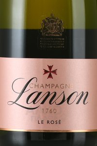 Lanson Le Rose Brut - шампанское Лансон ле Розе Брют 0.75 л брют розовое в п/у