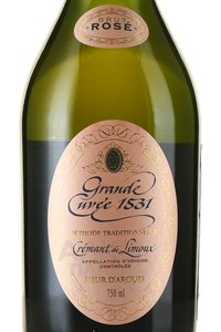 Grande Cuvee 1531 Cremant de Limoux - вино игристое Гранд Кюве 1531 Креман де Лиму 0.75 л брют розовое