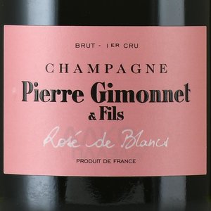 Pierre Gimonnet & Fils Rose de Blancs Premier Cru - шампанское Пьер Жимоне э Фис Розе де Блан Премье Крю Брют 0.75 л брют розовое в п/у