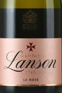 Lanson Le Rose Brut - шампанское Лансон ле Розе Брют 0.375 л розовое брют