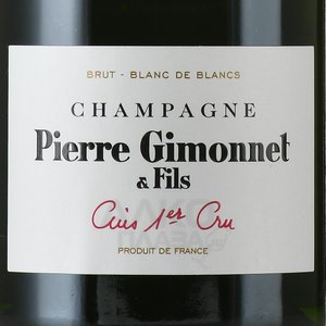 Pierre Gimonnet & Fils Cuve Cuis Premier Cru Brut - шампанское Пьер Жимоне э Фис Кюи Премье Крю Брют 0.75 л белое брют в п/у