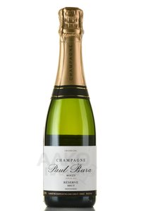 Paul Bara Brut Reserve Bouzy Grand Cru - шампанское Поль Бара Брют Резерв Бузи Гран Крю 0.375 л белое брют